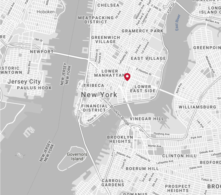 map with marker